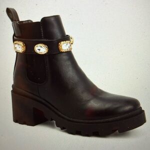 Steve Madden Amulet Jewel Embellished Booties